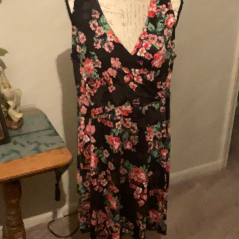 Dress 247 Maurices Brand Floral Print 95 Rayon 5 Spandex